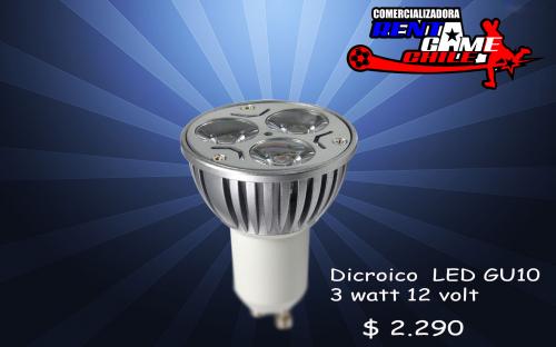 dicroico  led  gu10 3 watt  12 volt  las pr - Imagen 1