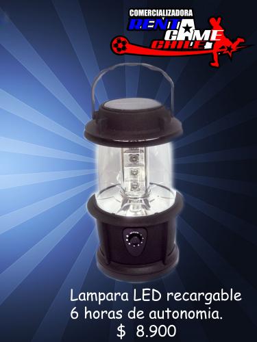 lampara led recargable  de sobremesa alta lu - Imagen 1