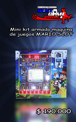 Mini kit armado maquina de juegos MARIO SLOT - Imagen 1