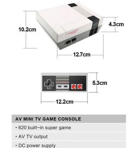 🎮 Mini Consola Retro Para Tv 620 Juegos Cl - Imagen 2